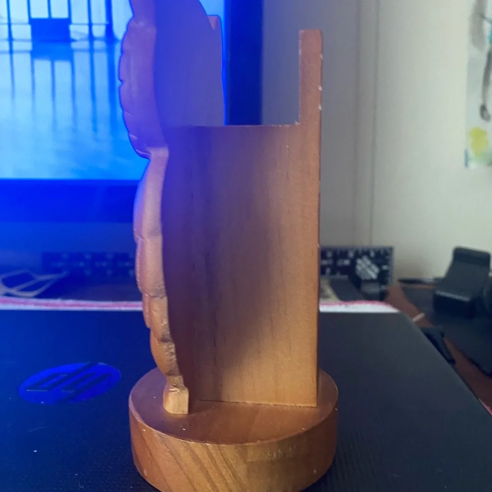 NATURAL LIFE Brown Owl Glasses Holder - Picture 2 of 7